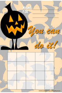 Halloween reward charts
